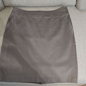 LOFT Charcoal Mini Skirt